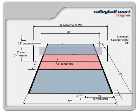 backendlinescenter|Volleyball Court Lines .